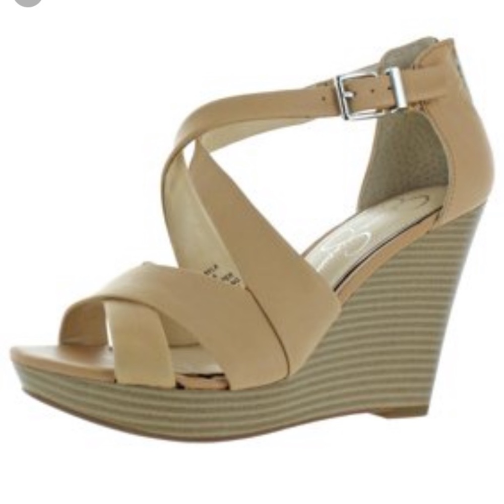 Jessica Simpson platform sandals 8